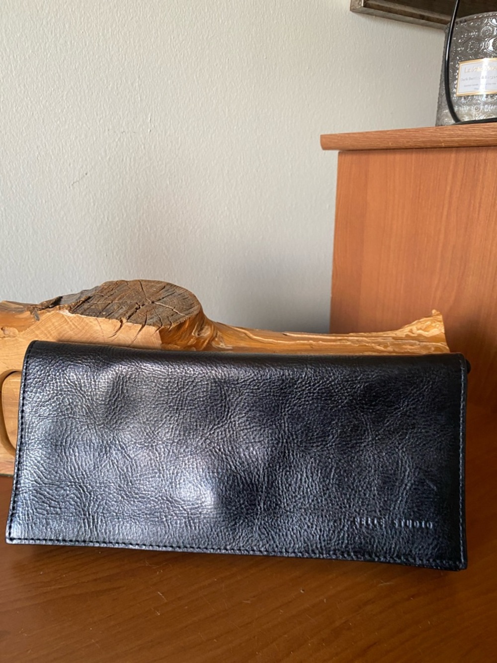 PELLE STUDIO Italian Leather Clutch